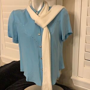 New Frontier Blue Button Down Shirt